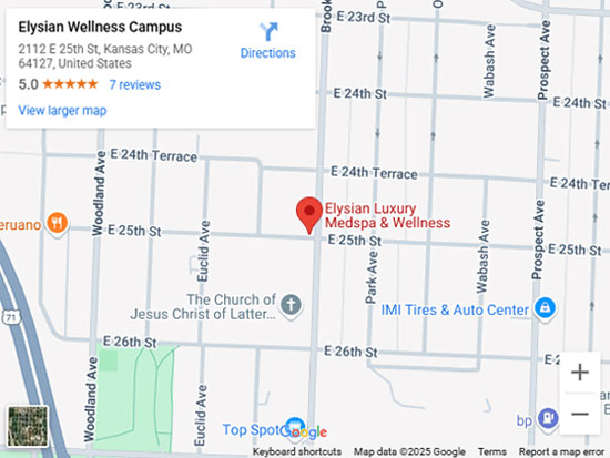 Get Directions to Elysian Wellness in Kansas City, MO