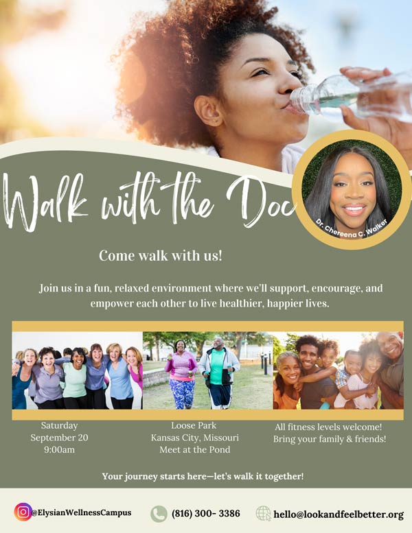 Join Elysian Wellness For Walk With The Doc! | Kansas City, MO