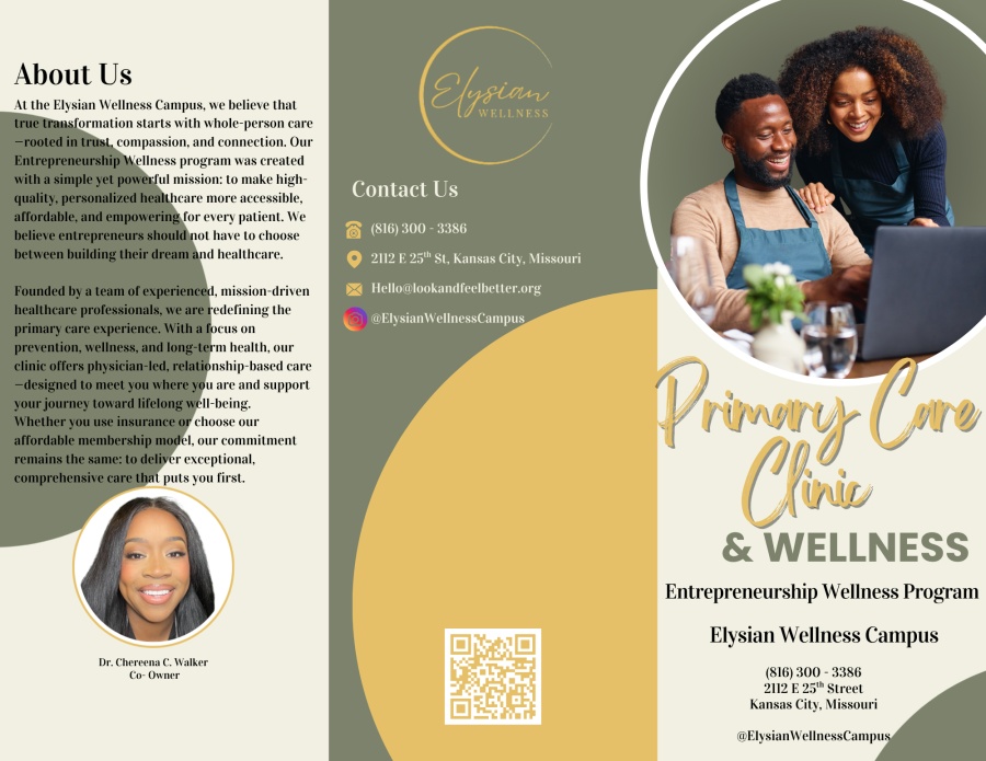 Entrepreneur Wellness Program at Elysian Wellness in Kansas City, MO